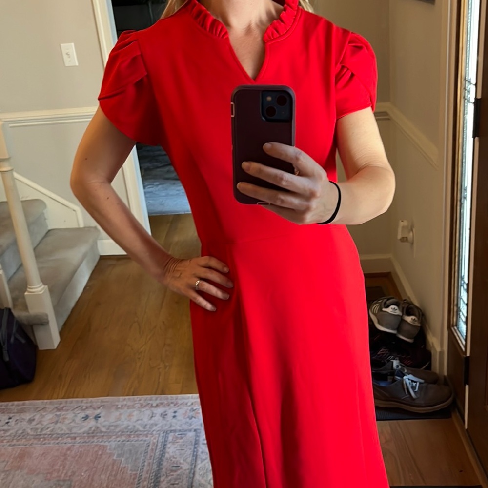 Cute Red Casual Dress
